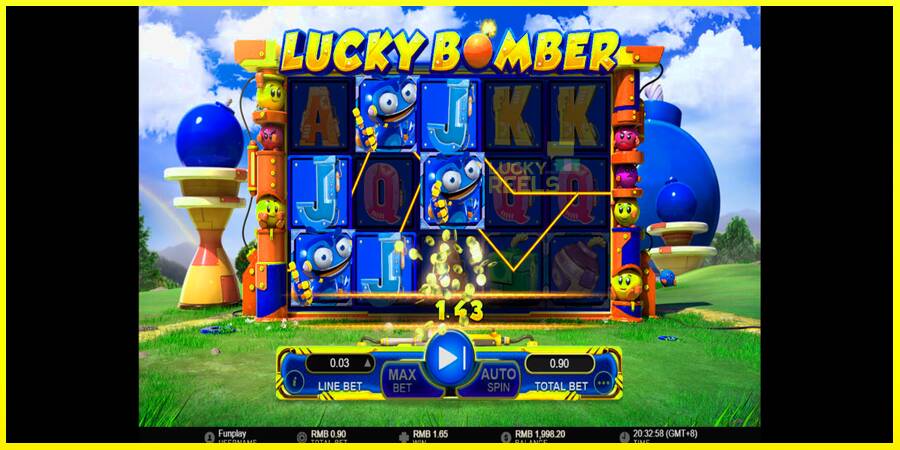 Lucky Bomber מכונת משחק לכסף, תְמוּנָה 2