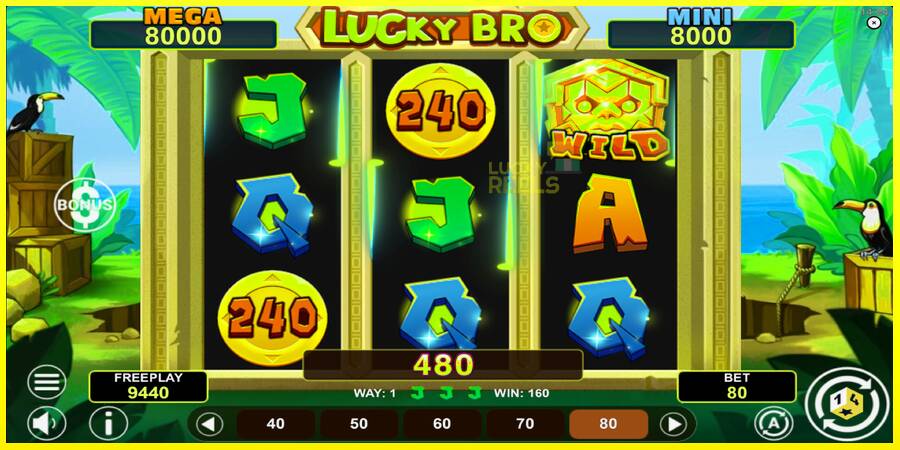 Lucky Bro Hold & Win מכונת משחק לכסף, תְמוּנָה 3