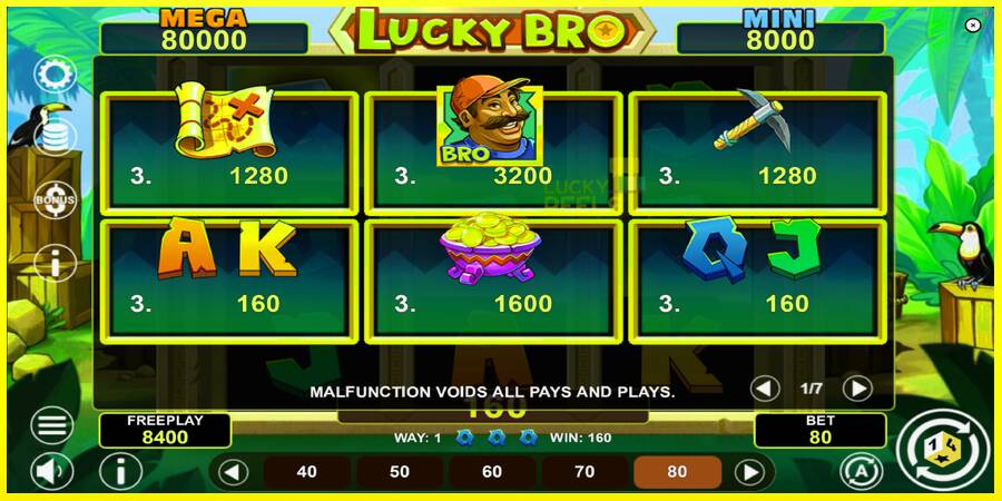 Lucky Bro Hold & Win מכונת משחק לכסף, תְמוּנָה 5