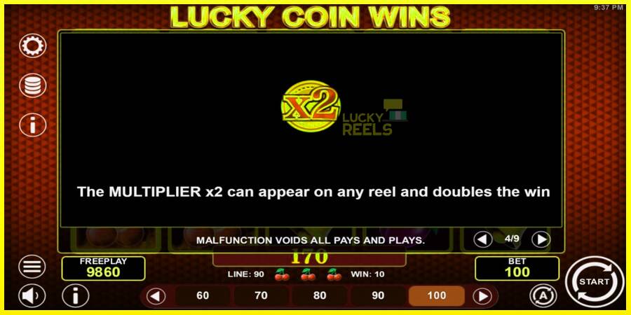 Lucky Coin Wins מכונת משחק לכסף, תְמוּנָה 7