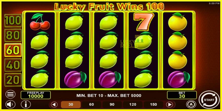 Lucky Fruit Wins 100 מכונת משחק לכסף, תְמוּנָה 1