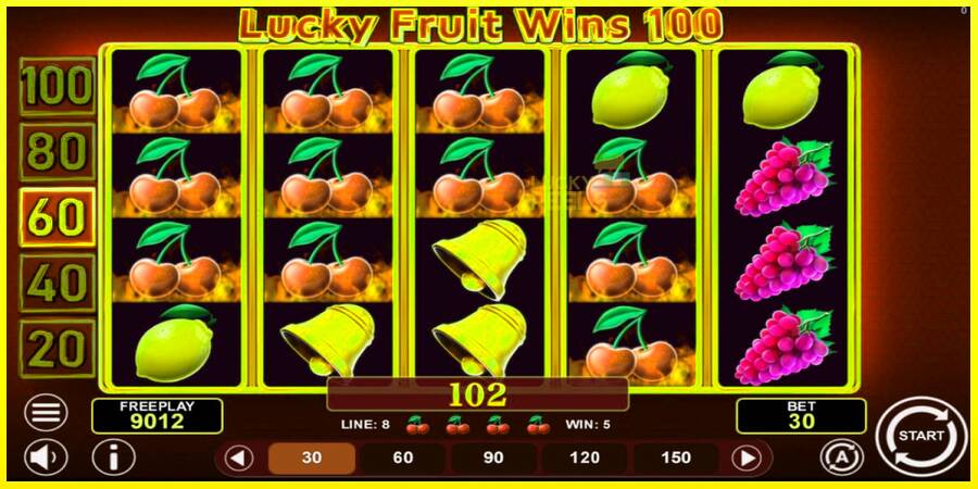 Lucky Fruit Wins 100 מכונת משחק לכסף, תְמוּנָה 3