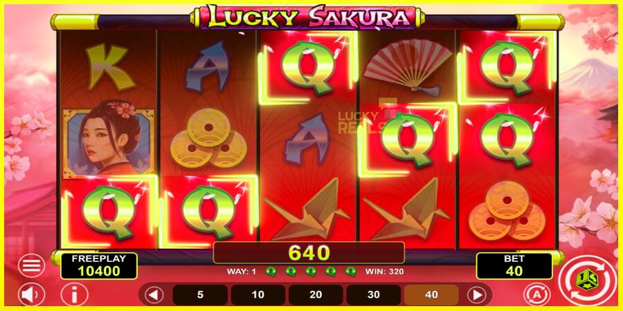 Lucky Sakura Win Spins מכונת משחק לכסף, תְמוּנָה 3