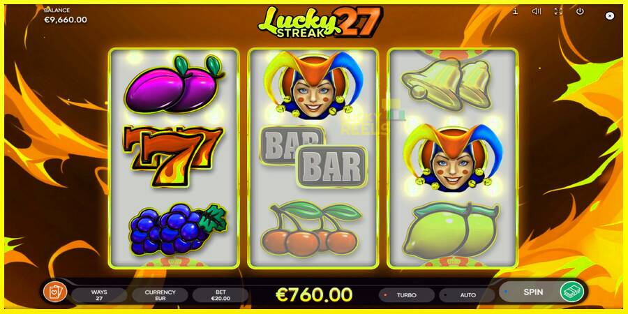 Lucky Streak 27 מכונת משחק לכסף, תְמוּנָה 2