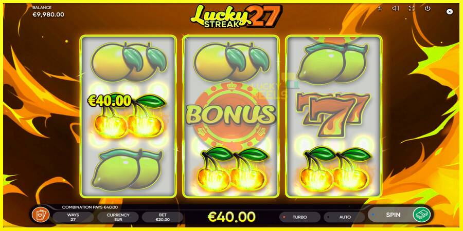 Lucky Streak 27 מכונת משחק לכסף, תְמוּנָה 4