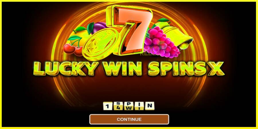 Lucky Win Spins X מכונת משחק לכסף, תְמוּנָה 1