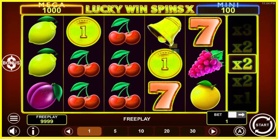 Lucky Win Spins X מכונת משחק לכסף, תְמוּנָה 2