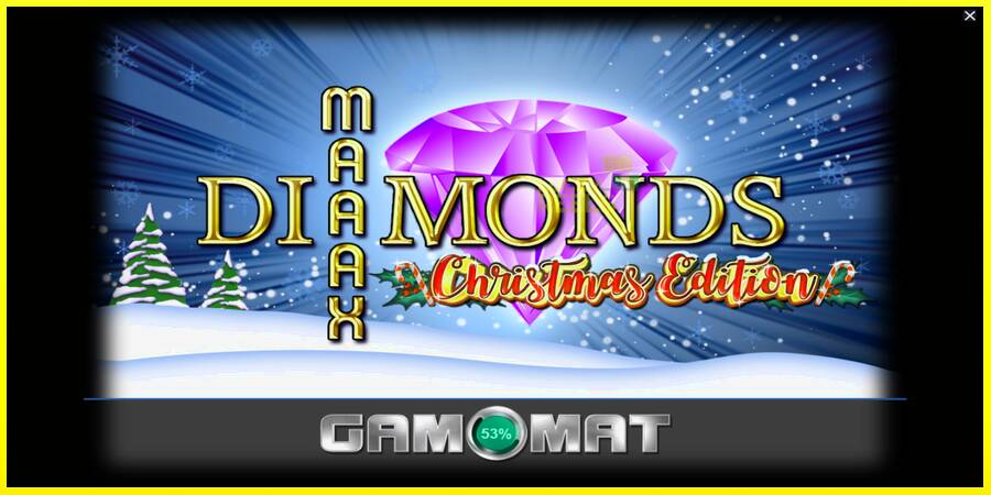 Maaax Diamonds Christmas Edition מכונת משחק לכסף, תְמוּנָה 1