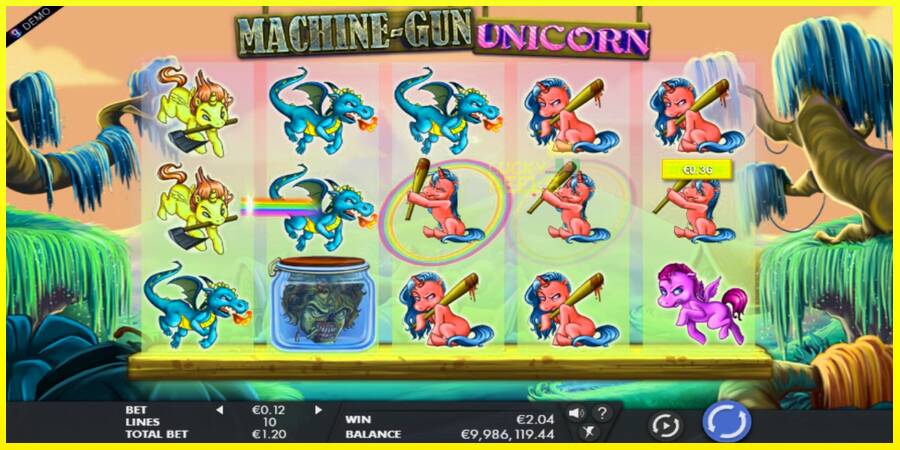 Machine Gun Unicorn מכונת משחק לכסף, תְמוּנָה 2