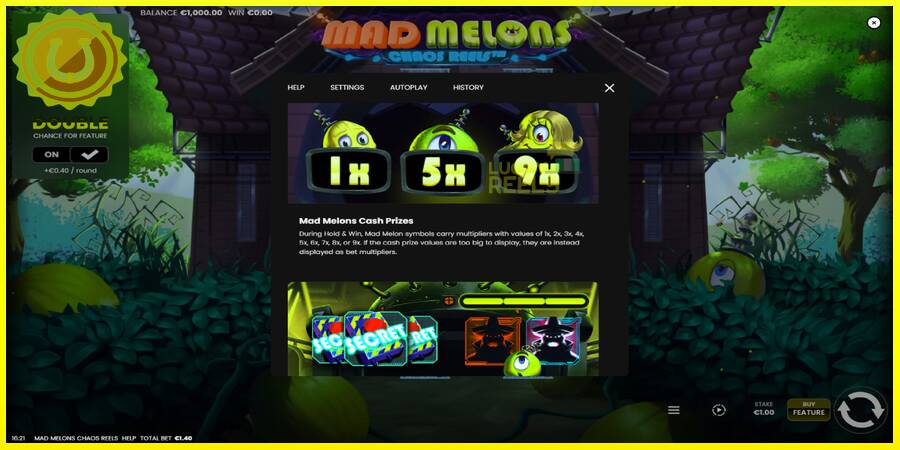 Mad Melons Chaos Reels מכונת משחק לכסף, תְמוּנָה 7