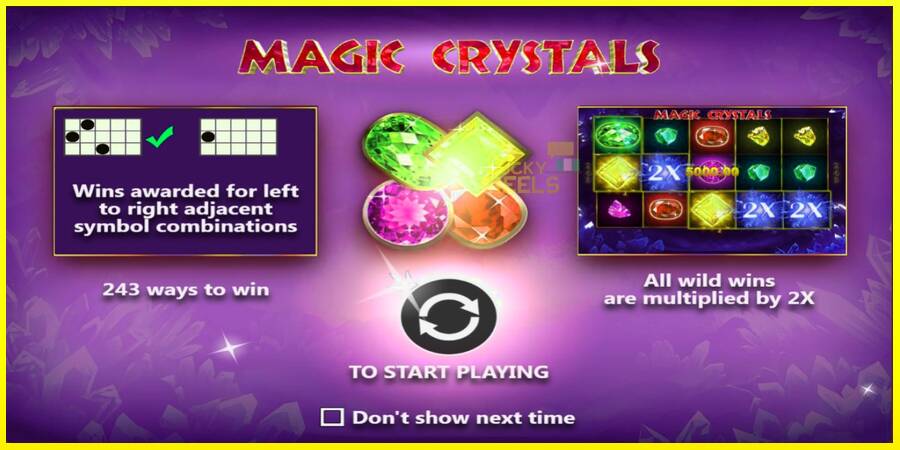 Magic Crystals מכונת משחק לכסף, תְמוּנָה 1