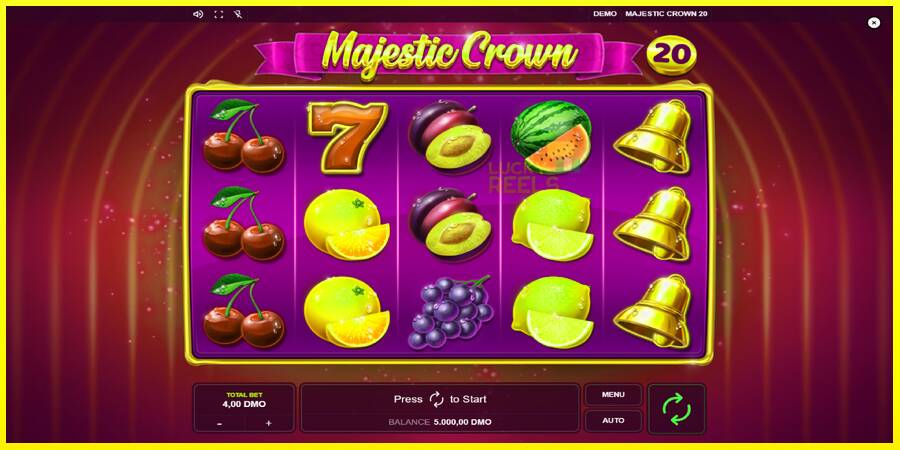 Majestic Crown 20 מכונת משחק לכסף, תְמוּנָה 1