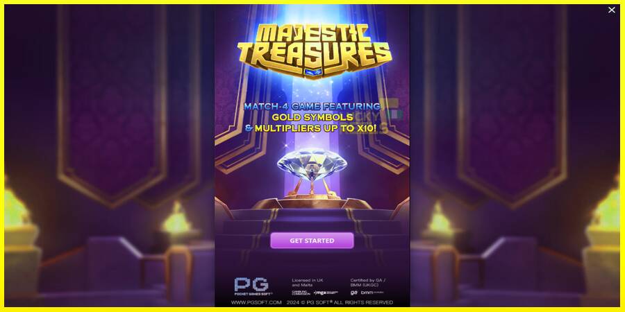 Majestic Treasures מכונת משחק לכסף, תְמוּנָה 1