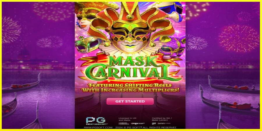 Mask Carnival מכונת משחק לכסף, תְמוּנָה 1