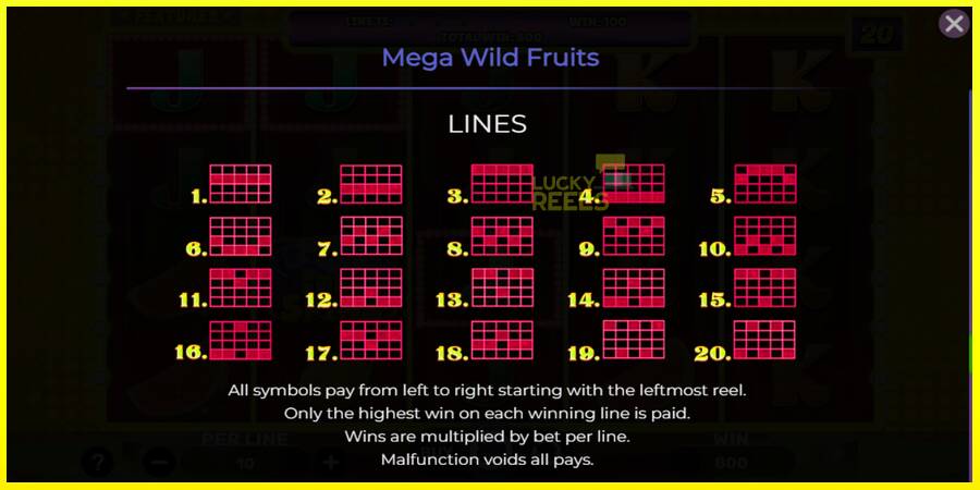 Mega Wild Fruits מכונת משחק לכסף, תְמוּנָה 7