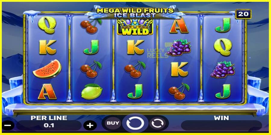 Mega Wild Fruits - Ice Blast מכונת משחק לכסף, תְמוּנָה 1