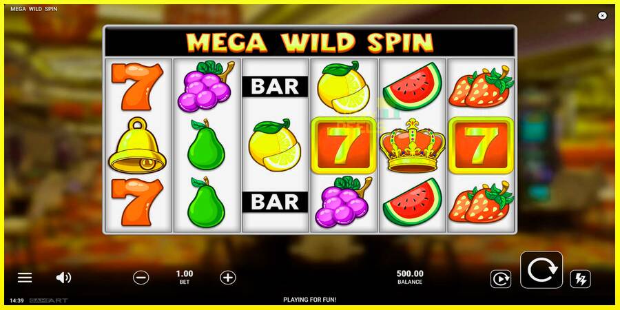 Mega Wild Spin מכונת משחק לכסף, תְמוּנָה 1