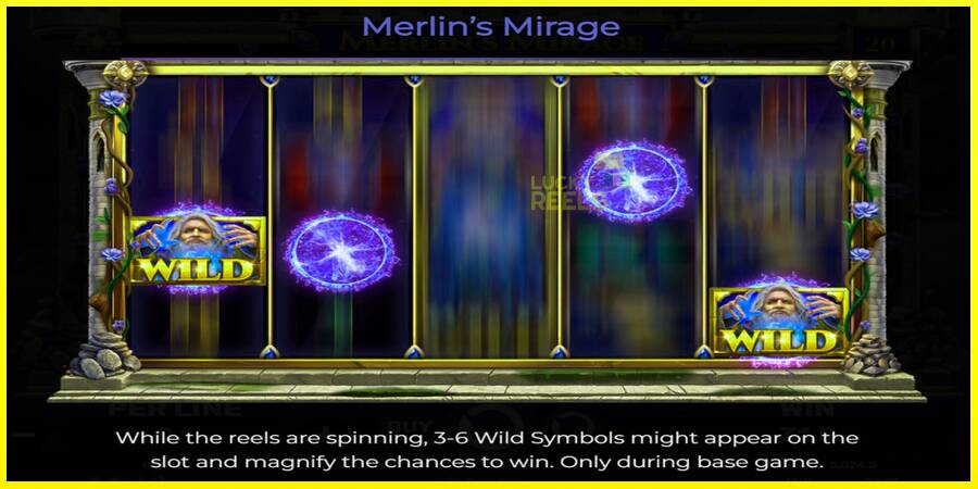 Merlins Mirage מכונת משחק לכסף, תְמוּנָה 4