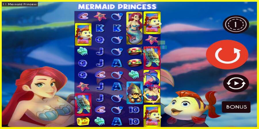 Mermaid Princess מכונת משחק לכסף, תְמוּנָה 1