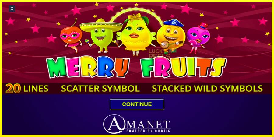 Merry Fruits מכונת משחק לכסף, תְמוּנָה 7