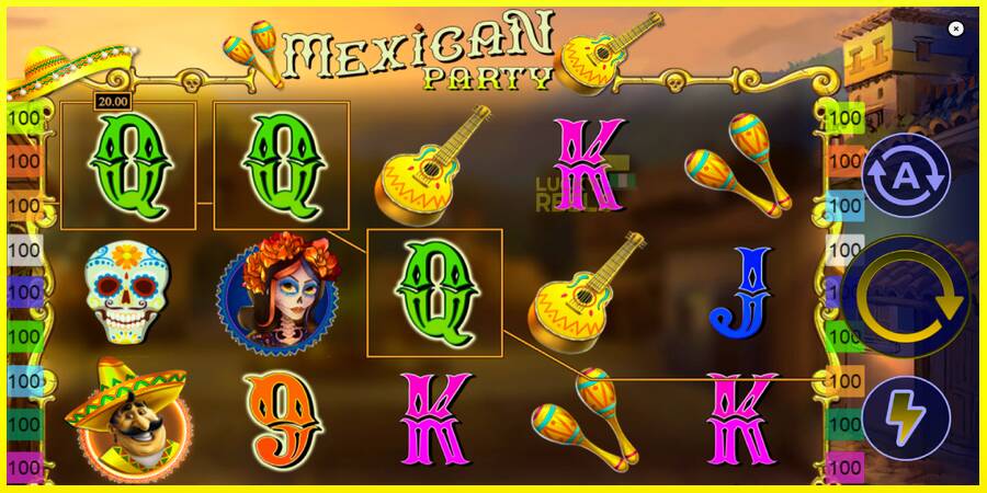 Mexican Party מכונת משחק לכסף, תְמוּנָה 3