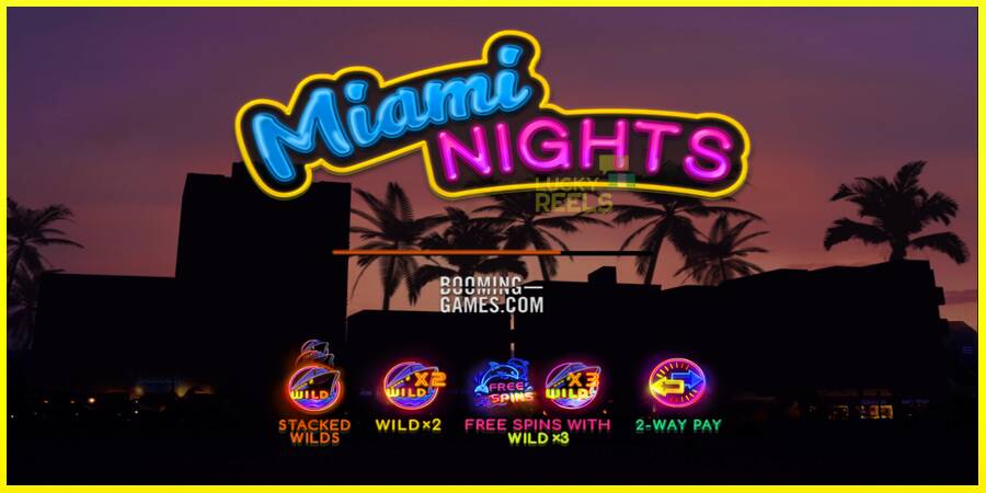 Miami Nights מכונת משחק לכסף, תְמוּנָה 1