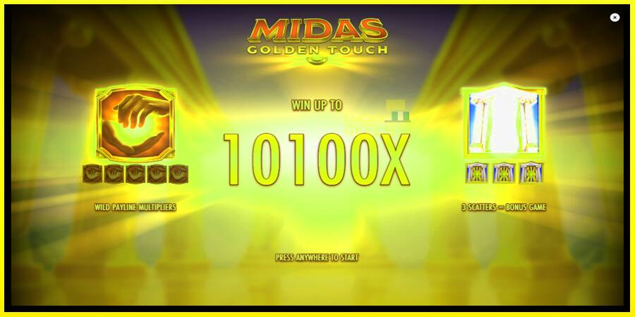 Midas Golden Touch מכונת משחק לכסף, תְמוּנָה 1