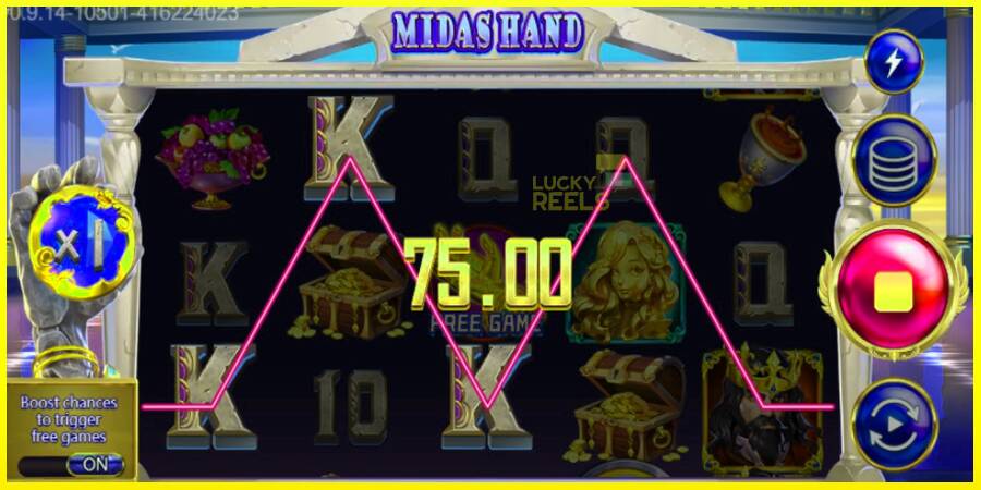 Midas Hand מכונת משחק לכסף, תְמוּנָה 2