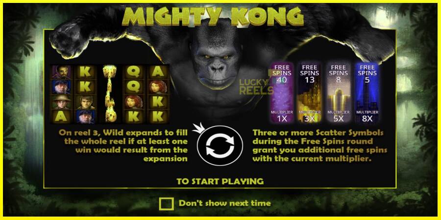 Mighty Kong מכונת משחק לכסף, תְמוּנָה 1