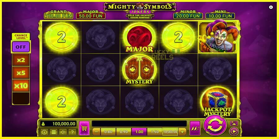 Mighty Symbols: Jokers מכונת משחק לכסף, תְמוּנָה 2