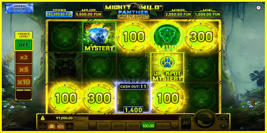 Mighty Wild: Panther Grand Diamond Edition מכונת משחק לכסף, תְמוּנָה 3