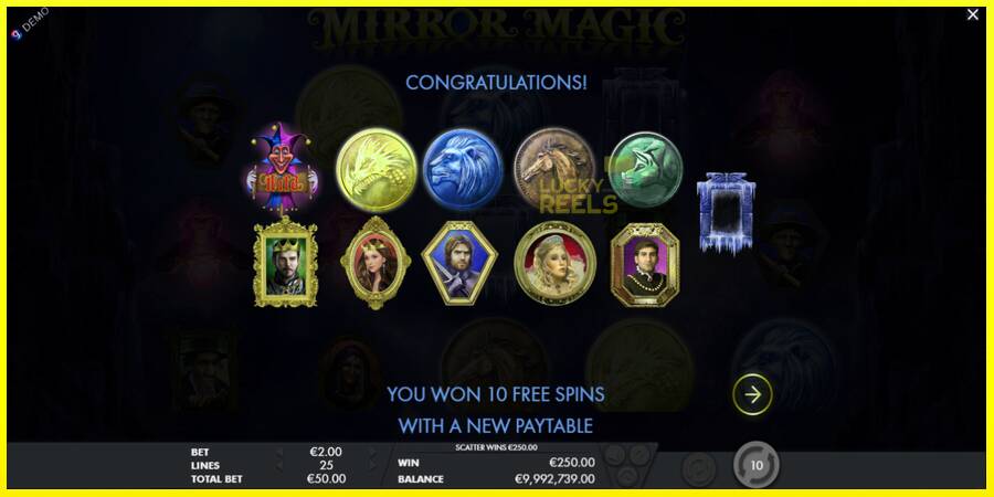 Mirror Magic מכונת משחק לכסף, תְמוּנָה 4