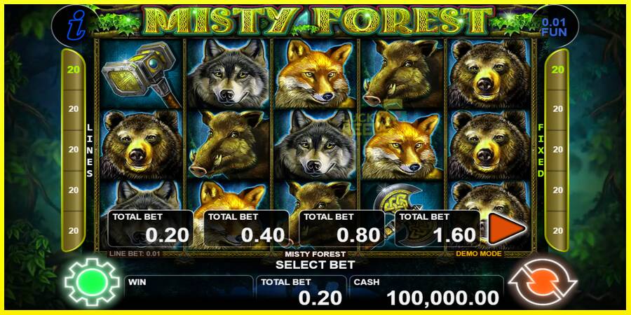 Misty Forest מכונת משחק לכסף, תְמוּנָה 1