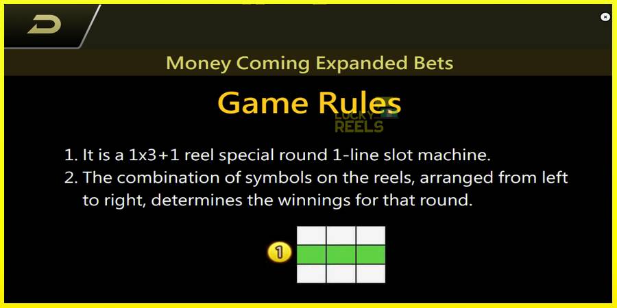 Money Coming 2 – Expanded Bets מכונת משחק לכסף, תְמוּנָה 7