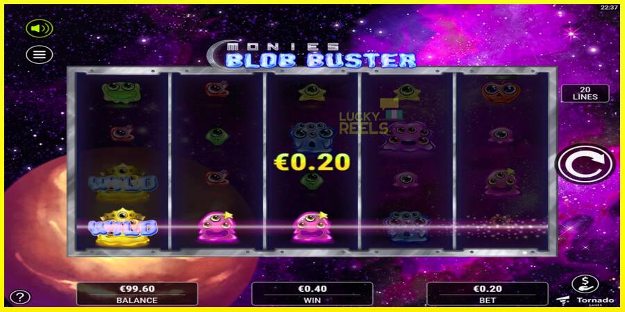 Monies Blob Buster מכונת משחק לכסף, תְמוּנָה 3