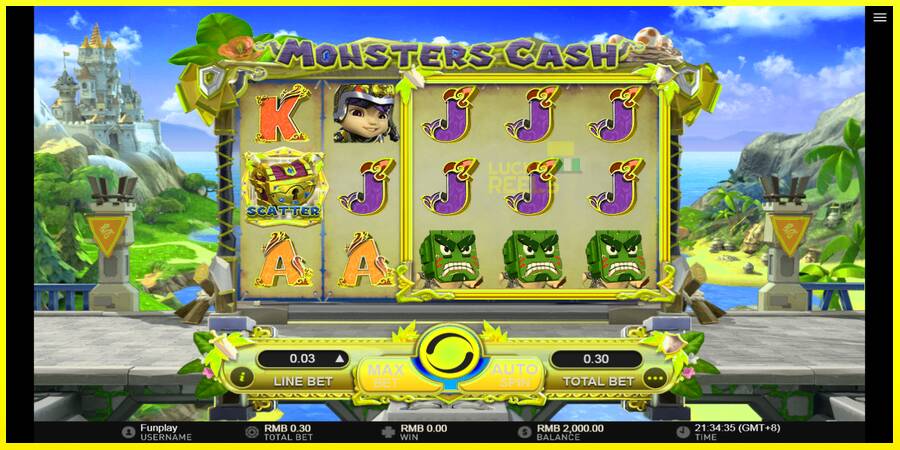 Monsters Cash מכונת משחק לכסף, תְמוּנָה 2