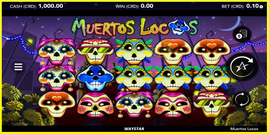 Muertos Locos מכונת משחק לכסף, תְמוּנָה 1