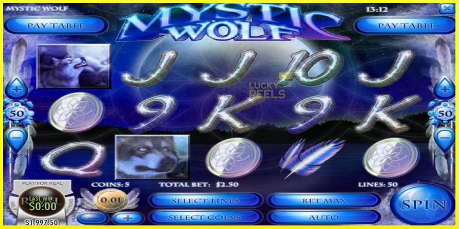 Mystic Wolf מכונת משחק לכסף, תְמוּנָה 1