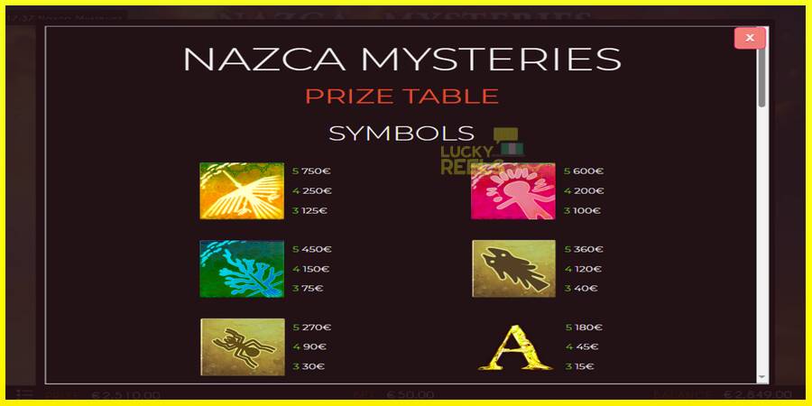 Nazca Mysteries מכונת משחק לכסף, תְמוּנָה 5