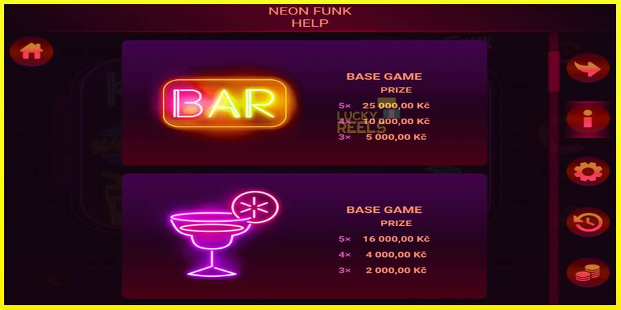 Neon Funk מכונת משחק לכסף, תְמוּנָה 3