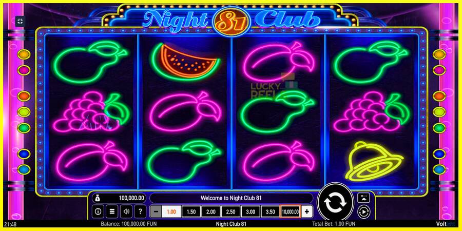 Night Club 81 מכונת משחק לכסף, תְמוּנָה 2