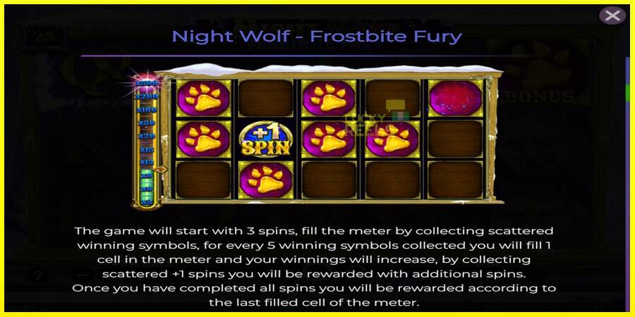 Night Wolf - Frostbite Fury מכונת משחק לכסף, תְמוּנָה 5