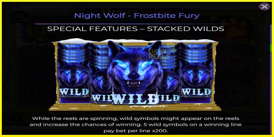 Night Wolf - Frostbite Fury מכונת משחק לכסף, תְמוּנָה 6