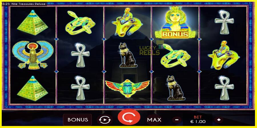 Nile Treasures Deluxe מכונת משחק לכסף, תְמוּנָה 3