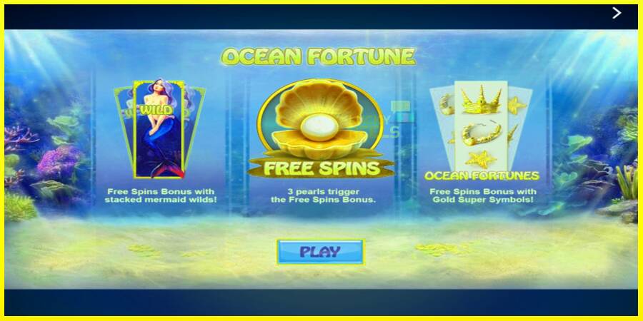 Ocean Fortune מכונת משחק לכסף, תְמוּנָה 1