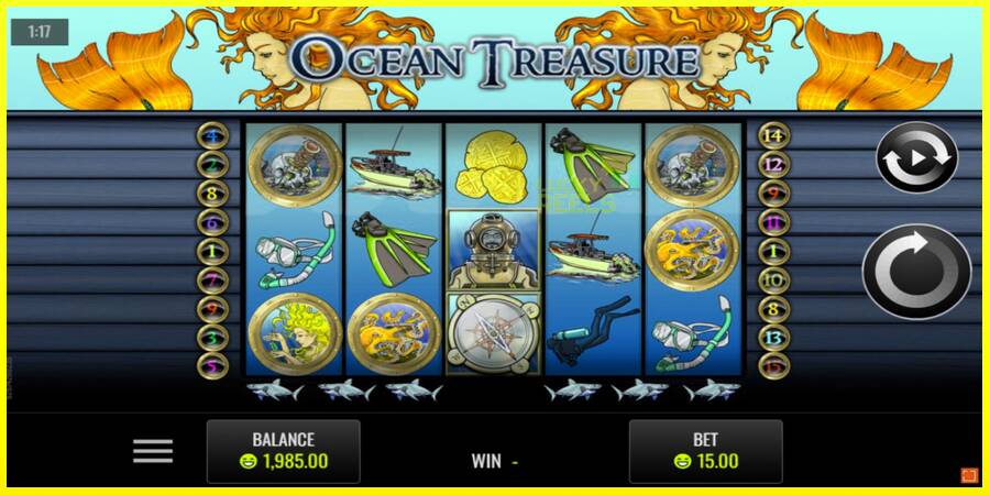 Ocean Treasure מכונת משחק לכסף, תְמוּנָה 1