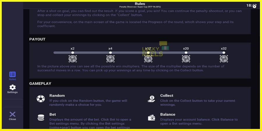 Penalty Shoot-Out: Super Cup מכונת משחק לכסף, תְמוּנָה 6