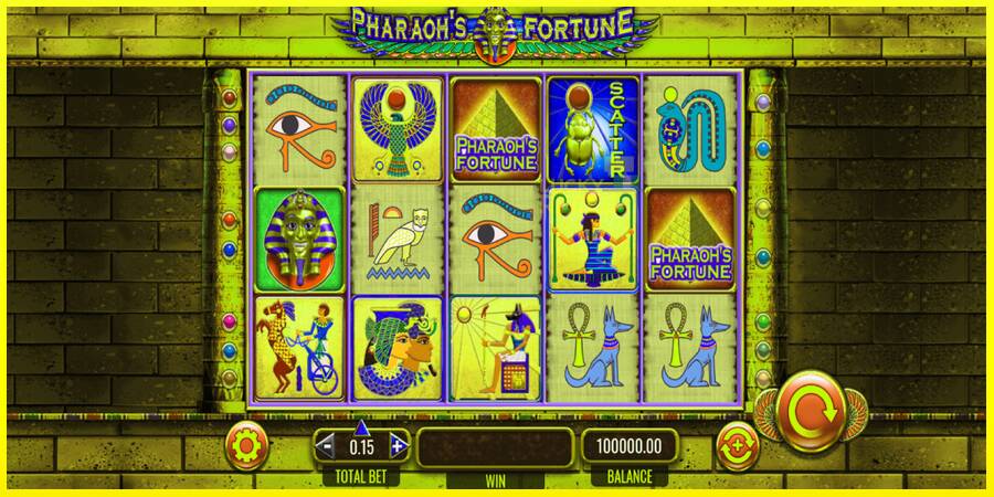 Pharaohs Fortune מכונת משחק לכסף, תְמוּנָה 2