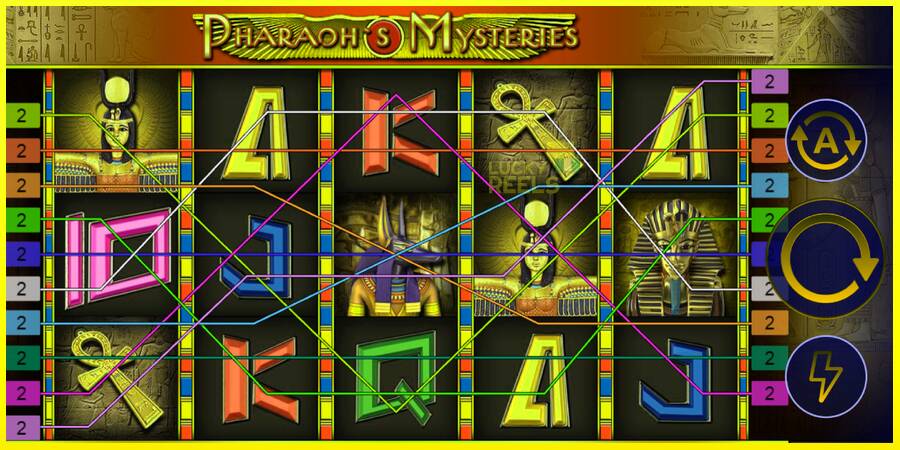 Pharaohs Mysteries מכונת משחק לכסף, תְמוּנָה 1