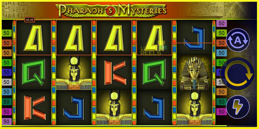 Pharaohs Mysteries מכונת משחק לכסף, תְמוּנָה 4